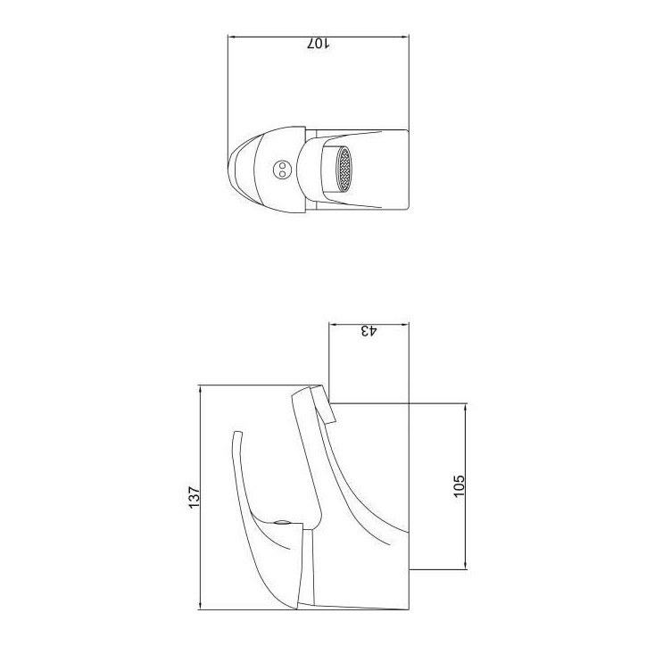 ROUSSEAU Robinet mitigeur lavabo Belfort - Chromé