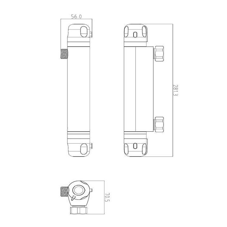 ROUSSEAU Robinet mitigeur thermostatique douche Volga 2 ROUSSEAU Robinet mitigeur thermostatique douche Volga 2