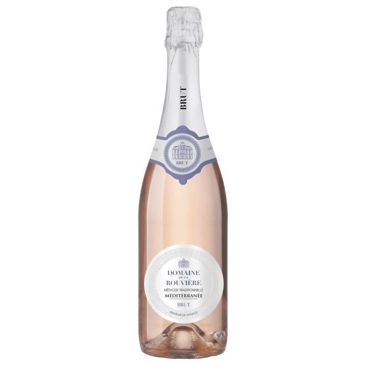 Domaine de La Rouviere Méthode Traditionnelle Méditérannée Brut - Vin rosé de Provence