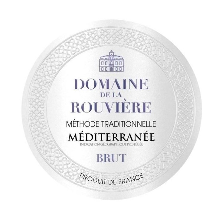Domaine de La Rouviere Méthode Traditionnelle Méditérannée Brut - Vin rosé de Provence