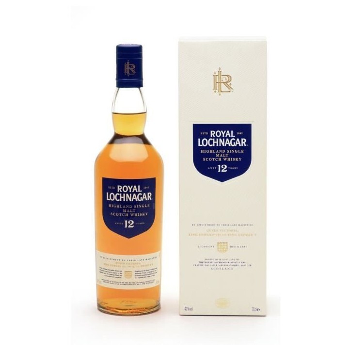 Royal Lochnagar Single Malt Scotch - Whisky 12 ans - 40,0 % Vol. - 70 cl