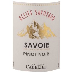 Relief Savoyard Par Marcel Cabelier 2020 Savoie Pinot Noir - Vin rouge