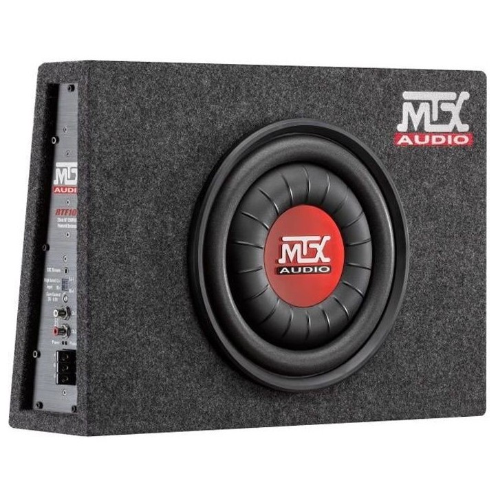 MTX Caisson Plat Actif Clos RTF10P Sub 25cm 200W MTX Caisson Plat Actif Clos RTF10P Sub 25cm 200W