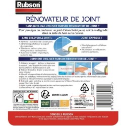 Produits de Service SDB Saine Rénov'Joint - RUBSON - Rouleau - 38mmx3