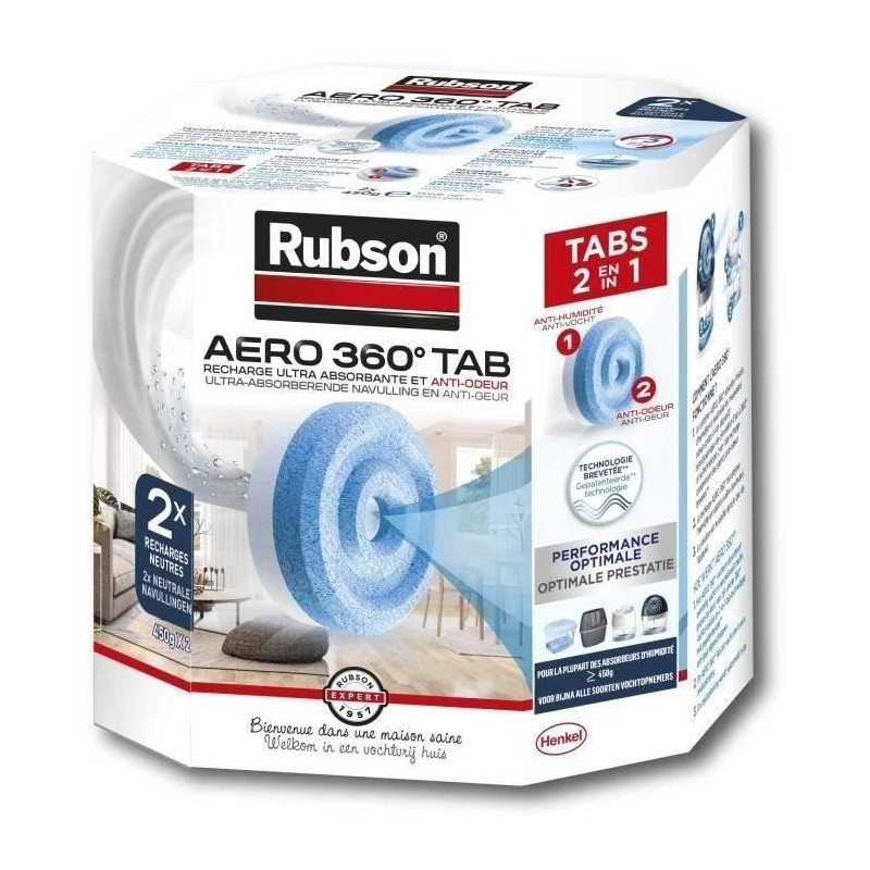 Recharge AERO 360 Recharge Neutre Lot de 2 Recharge AERO 360 Recharge Neutre Lot de 2