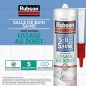 Mastic sanitaires - RUBSON - 1469154 - Salle de bain saine - Lissage au doigt - Blanc - 280ml