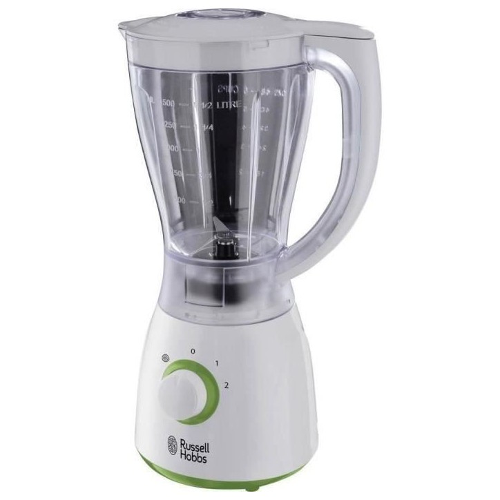 Blender - RUSSELL HOBBS - Explore 22250-56 - 500 W - Bol 1,5 L - 2 vitesses + pulse - Pieds antidérapants Blender - RUSSELL HOBBS - Explore 22250-56 - 500 W - Bol 1,5 L - 2 vitesses + pulse - Pieds antidérapants