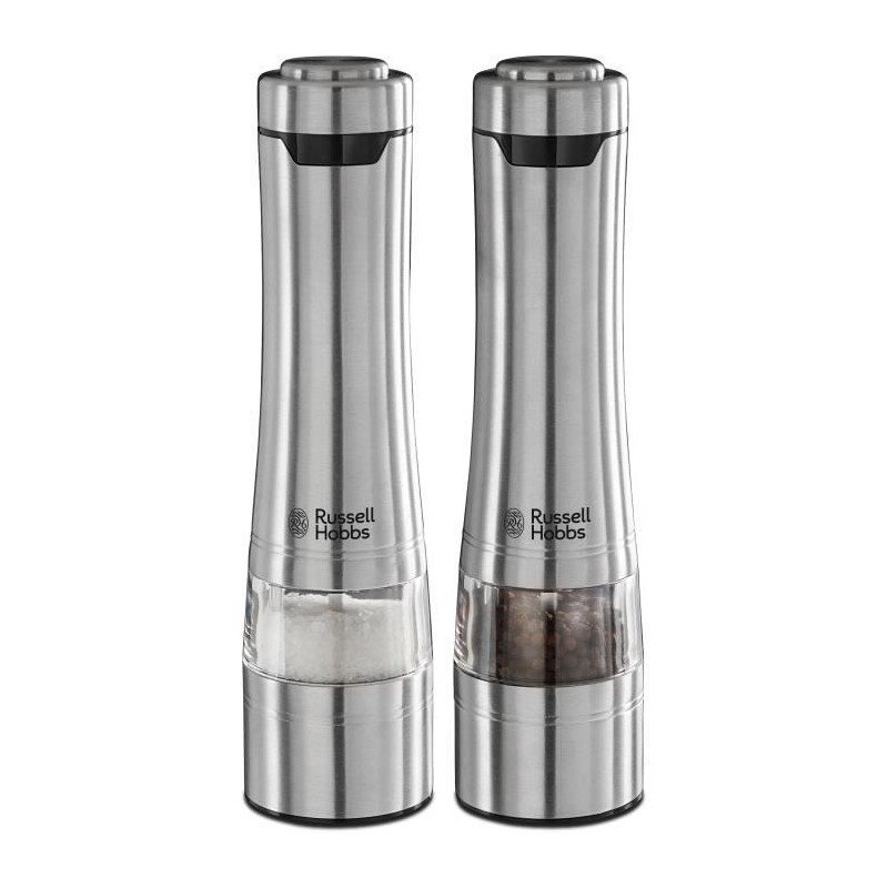 Set moulins Sel & Poivre - RUSSELL HOBBS - 23460-56/RH - Broyage fin o Set moulins Sel & Poivre - RUSSELL HOBBS - 23460-56/RH - Broyage fin o