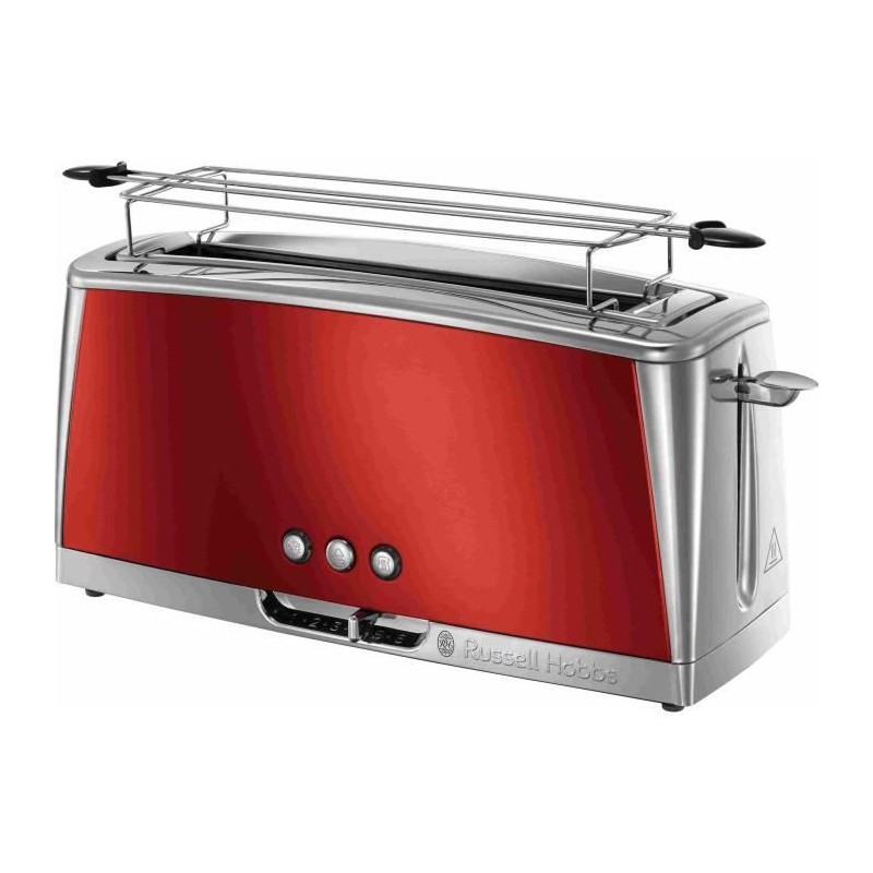 Grille-Pain - RUSSELL HOBBS - Luna Rouge Solaire - Fente longue - 1420
