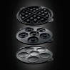 Gaufrier 3 en 1 RUSSELL HOBBS - 24620-56 - 3 plaques interchangeables