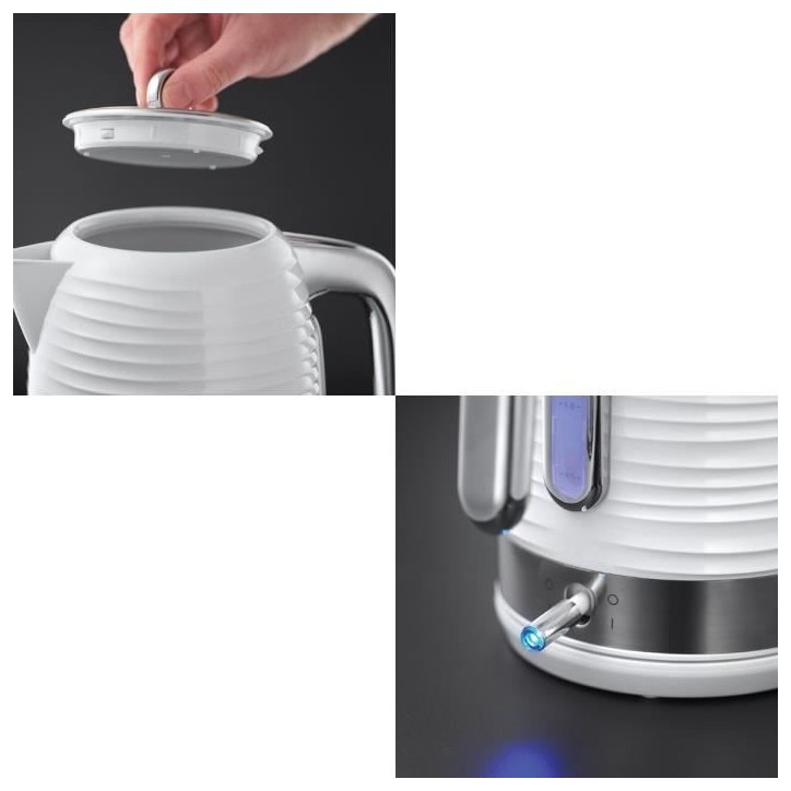 Bouilloire - Russell Hobbs - Inspire 24360-70 - 1,7L - Ebullition Rapide - Filtre Anti-Calcaire Bouilloire - Russell Hobbs - Inspire 24360-70 - 1,7L - Ebullition Rapide - Filtre Anti-Calcaire