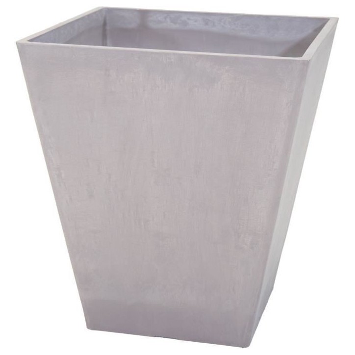 Pot de fleur - MEGA COLLECTIONS - Ecostone Square - 41 x 45 cm - Taupe