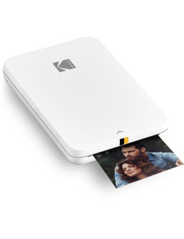 Imprimante Photo Mobile instantanée - KODAK - Step Printer Slim - Photos 5,1 x 7,6 cm Papier Zink - iOS et Android