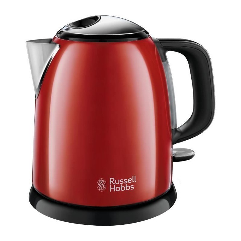Bouilloire Compacte Rouge - RUSSELL HOBBS 24992-70 - Capacité 1L - Fi Bouilloire Compacte Rouge - RUSSELL HOBBS 24992-70 - Capacité 1L - Fi