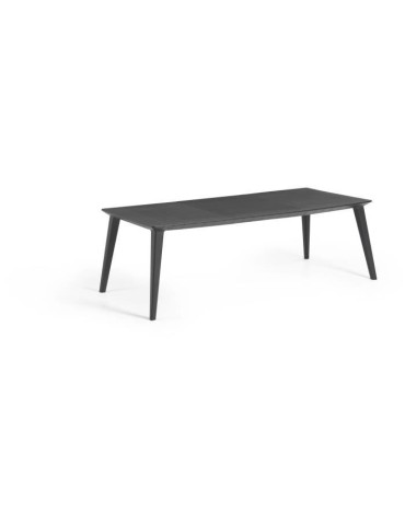 Table de jardin - rectangulaire - gris graphite - en résine - 8 a 10 personnes - Lima - Allibert by KETER