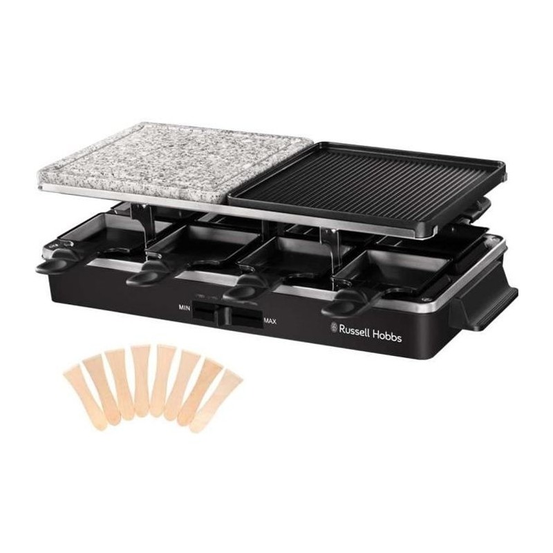 Appareil a raclette RUSSELL HOBBS - 26280-56 - Jusqu'a 8 personnes - P Appareil a raclette RUSSELL HOBBS - 26280-56 - Jusqu'a 8 personnes - P