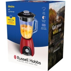 Blender - RUSSEL HOBBS - Desire Red - 650 W - Picher 1,5 L - 2 vitesse