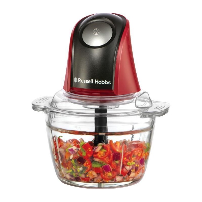 Hachoir - RUSSEL HOBBS - Desire Red - 200 W - 1 L - Rouge Hachoir - RUSSEL HOBBS - Desire Red - 200 W - 1 L - Rouge