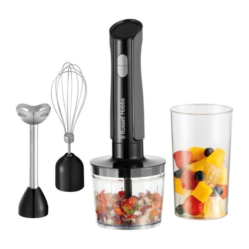Mixeur plongeant 3 en 1 mixeur/hachoir/fouet - RUSSEL HOBBS - Desire M Mixeur plongeant 3 en 1 mixeur/hachoir/fouet - RUSSEL HOBBS - Desire M
