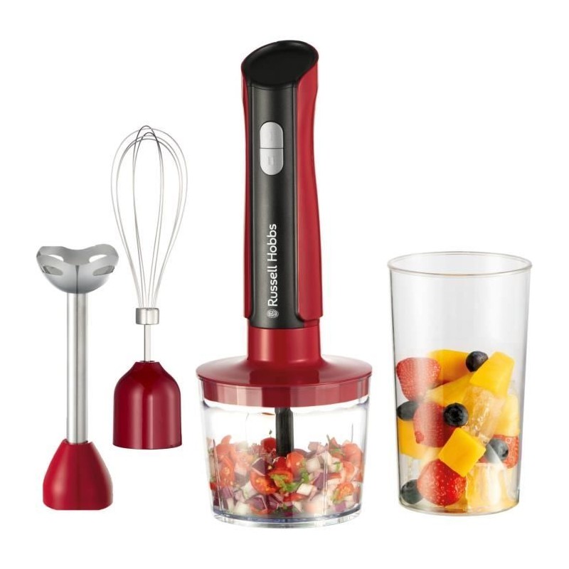 Mixeur plongeant 3en1: mixeur/hachoir/fouet - RUSSEL HOBBS - Desire Re Mixeur plongeant 3en1: mixeur/hachoir/fouet - RUSSEL HOBBS - Desire Re