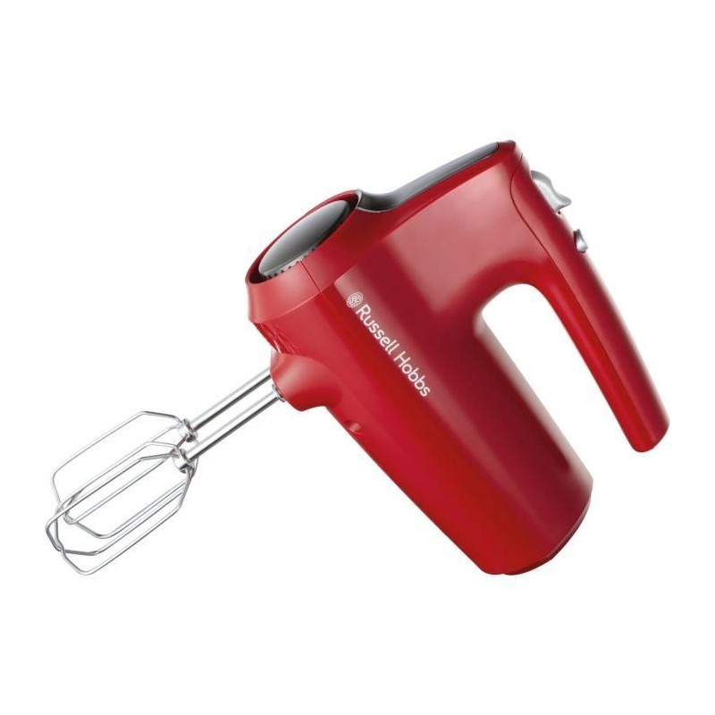 Batteur a main - RUSSEL HOBBS - Desire Red - 185 W - 5 vitesses - Roug Batteur a main - RUSSEL HOBBS - Desire Red - 185 W - 5 vitesses - Roug