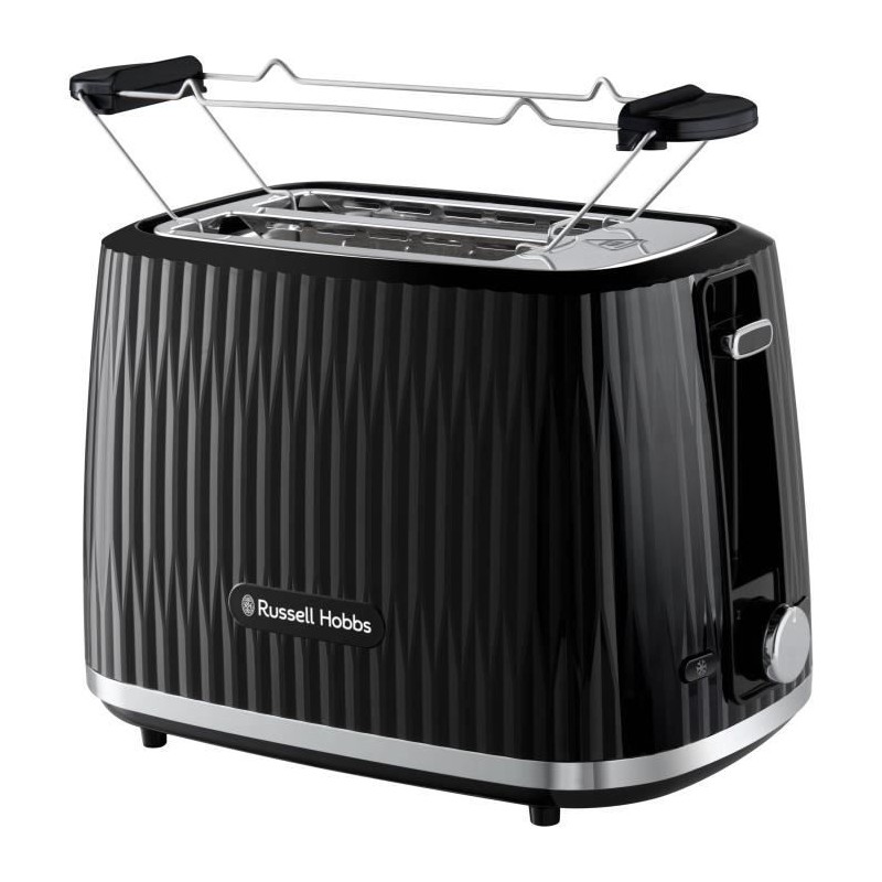 Grille-pain - RUSSELL HOBBS - EDEN - 800 W - 2 fentes - Noir Grille-pain - RUSSELL HOBBS - EDEN - 800 W - 2 fentes - Noir
