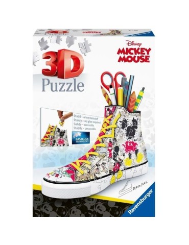Pot a crayon puzzle 3D Sneaker Disney Mickey Mouse - Ravensburger - Multicolore