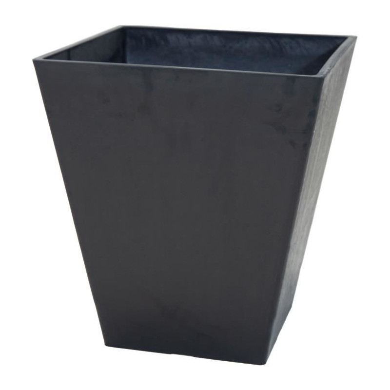 Pot de fleur - MEGA COLLECTIONS - Ecostone Square - 41 x 45 cm - Noir Pot de fleur - MEGA COLLECTIONS - Ecostone Square - 41 x 45 cm - Noir