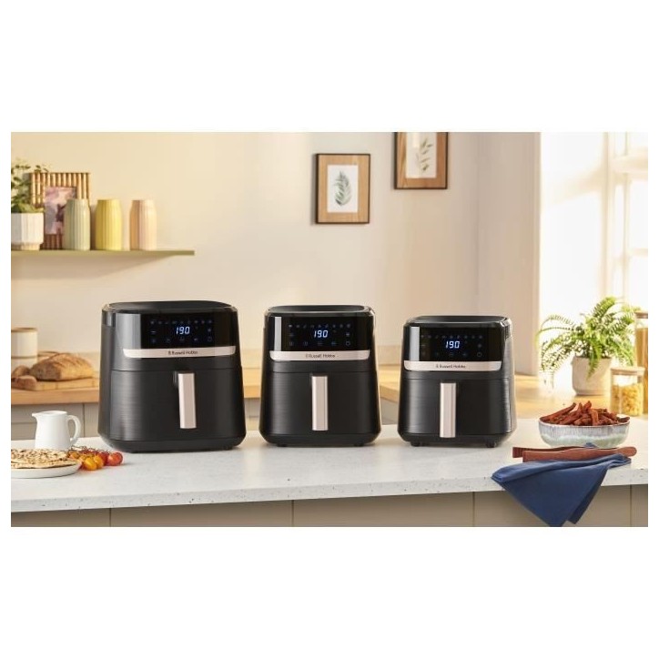 Friteuse sans huile RUSSELL HOBBS - SatisFry 27630-56 - Capacité 8,3L - 9 programmes de cuisson - 1800W Friteuse sans huile RUSSELL HOBBS - SatisFry 27630-56 - Capacité 8,3L - 9 programmes de cuisson - 1800W