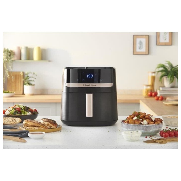 Friteuse sans huile RUSSELL HOBBS - SatisFry 27630-56 - Capacité 8,3L - 9 programmes de cuisson - 1800W Friteuse sans huile RUSSELL HOBBS - SatisFry 27630-56 - Capacité 8,3L - 9 programmes de cuisson - 1800W