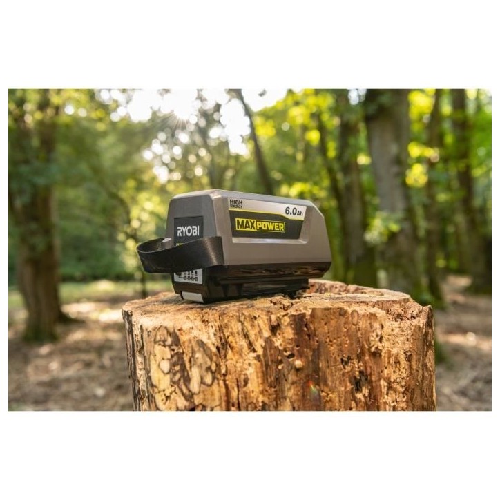 RYOBI - 1 batterie lithium+ 36V MAXPOWER 6,0 Ah High Energy - gestion individuelle de charge/décharge des cellules - RY36B60B RYOBI - 1 batterie lithium+ 36V MAXPOWER 6,0 Ah High Energy - gestion individuelle de charge/décharge des cellules - RY36B60B