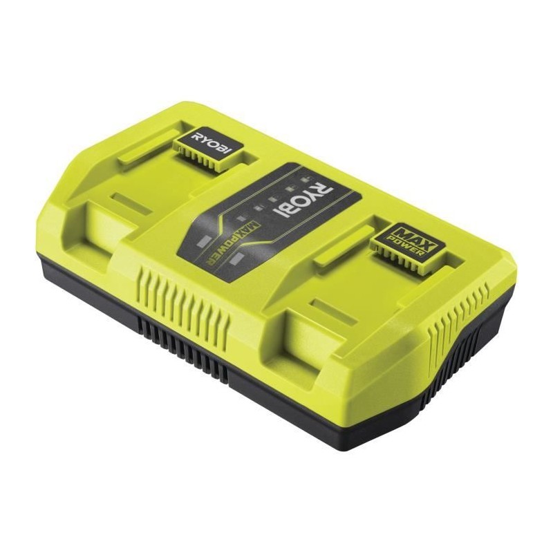 RYOBI - Chargeur 36V MAXPOWER 2 ports 6,0 A - RY36C2PA RYOBI - Chargeur 36V MAXPOWER 2 ports 6,0 A - RY36C2PA