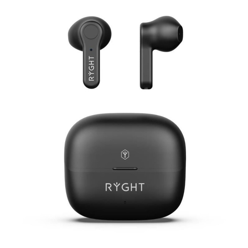 Ecouteurs sans fil Bluetooth - RYGHT - JANTA - Noir