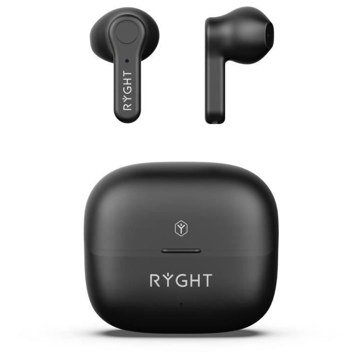 Ecouteurs sans fil Bluetooth - RYGHT - JANTA - Noir Ecouteurs sans fil Bluetooth - RYGHT - JANTA - Noir