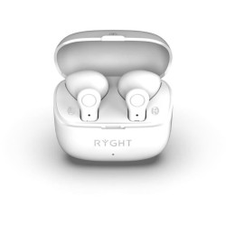 Ecouteurs sans fil Bluetooth - RYGHT - JANTA - Blanc