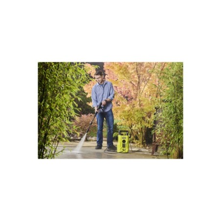 RYOBI - Nettoyeur haute pression 1400 W - 110 bars - 390 L - flexible 5 m PVC - lances vario & turbo - buse détergent - RY110PW