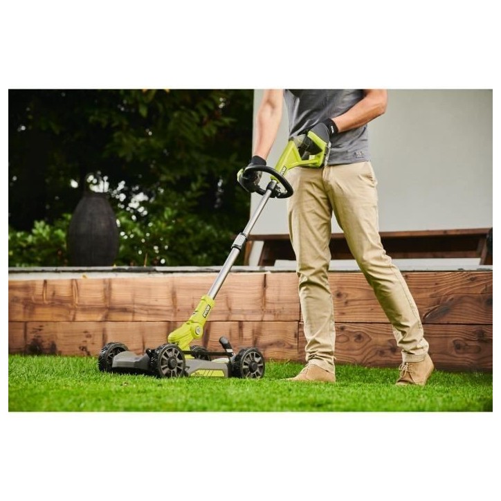 Tondeuse 3 en 1 RYOBI - RY18LMC30A-0 - 18V One+ - coupe 30 cm - Sans batterie ni chargeur Tondeuse 3 en 1 RYOBI - RY18LMC30A-0 - 18V One+ - coupe 30 cm - Sans batterie ni chargeur