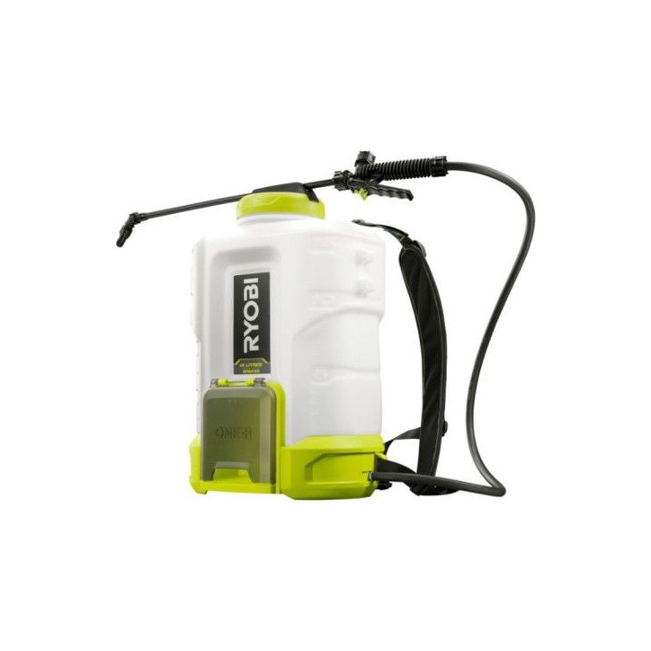 RYOBI - Pulvérisateur a dos 18V - jusqu'a 6,2 bars - débit 1 l/min a 1,8 l/min - réservoir 15 L - vendu sans batterie - RY18B RYOBI - Pulvérisateur a dos 18V - jusqu'a 6,2 bars - débit 1 l/min a 1,8 l/min - réservoir 15 L - vendu sans batterie - RY18B