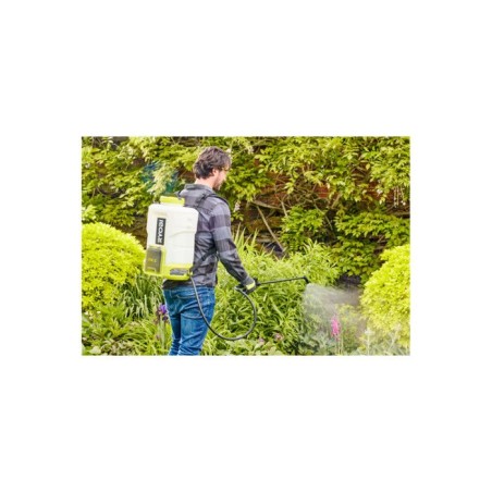 RYOBI - Pulvérisateur a dos 18V - jusqu'a 6,2 bars - débit 1 l/min a 1,8 l/min - réservoir 15 L - vendu sans batterie - RY18B