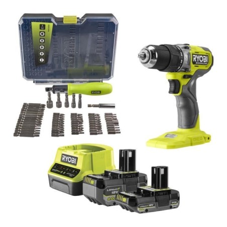 Perceuse-visseuse a percussion - RYOBI - BRUSHLESS - 18V - 54 Nm - 450