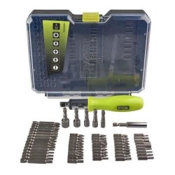 RYOBI - Coffret 59 accessoires vissage - boulonnage PH / PZ / SL / HEX