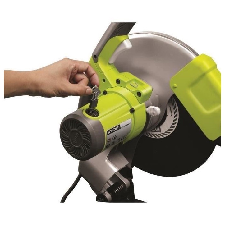 RYOBI - Tronçonneuse a métaux 2 300 W - disque 355 mm - étau rapide + disque a tronçonner 355 mm alésage 25,4 mm - ECO2335H RYOBI - Tronçonneuse a métaux 2 300 W - disque 355 mm - étau rapide + disque a tronçonner 355 mm alésage 25,4 mm - ECO2335H