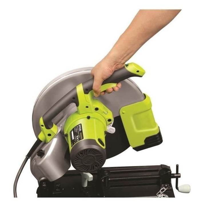 RYOBI - Tronçonneuse a métaux 2 300 W - disque 355 mm - étau rapide + disque a tronçonner 355 mm alésage 25,4 mm - ECO2335H RYOBI - Tronçonneuse a métaux 2 300 W - disque 355 mm - étau rapide + disque a tronçonner 355 mm alésage 25,4 mm - ECO2335H