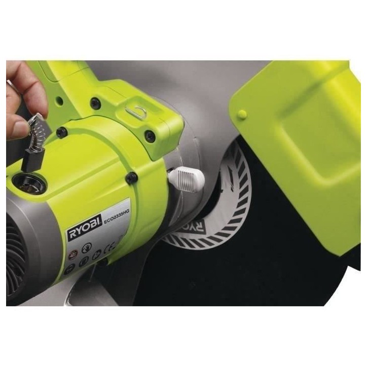 RYOBI - Tronçonneuse a métaux 2 300 W - disque 355 mm - étau rapide + disque a tronçonner 355 mm alésage 25,4 mm - ECO2335H RYOBI - Tronçonneuse a métaux 2 300 W - disque 355 mm - étau rapide + disque a tronçonner 355 mm alésage 25,4 mm - ECO2335H