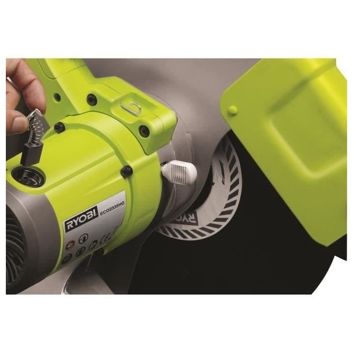 RYOBI - Tronçonneuse a métaux 2 300 W - disque 355 mm - étau rapide + disque a tronçonner 355 mm alésage 25,4 mm - ECO2335H RYOBI - Tronçonneuse a métaux 2 300 W - disque 355 mm - étau rapide + disque a tronçonner 355 mm alésage 25,4 mm - ECO2335H