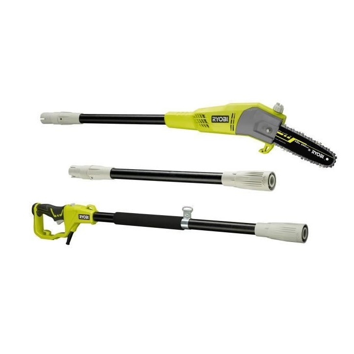 RYOBI - Élagueur sur perche 750 W - guide 25 cm incliné a 15° - 10 m/s - tube d'extension 90 cm fourni - RPP755E RYOBI - Élagueur sur perche 750 W - guide 25 cm incliné a 15° - 10 m/s - tube d'extension 90 cm fourni - RPP755E