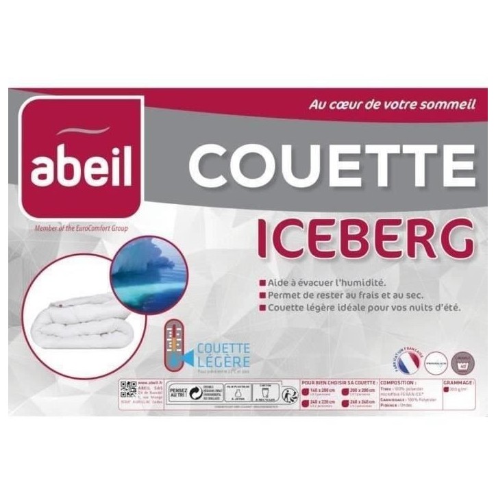 ABEIL Couette légere ICEBERG 140x200cm