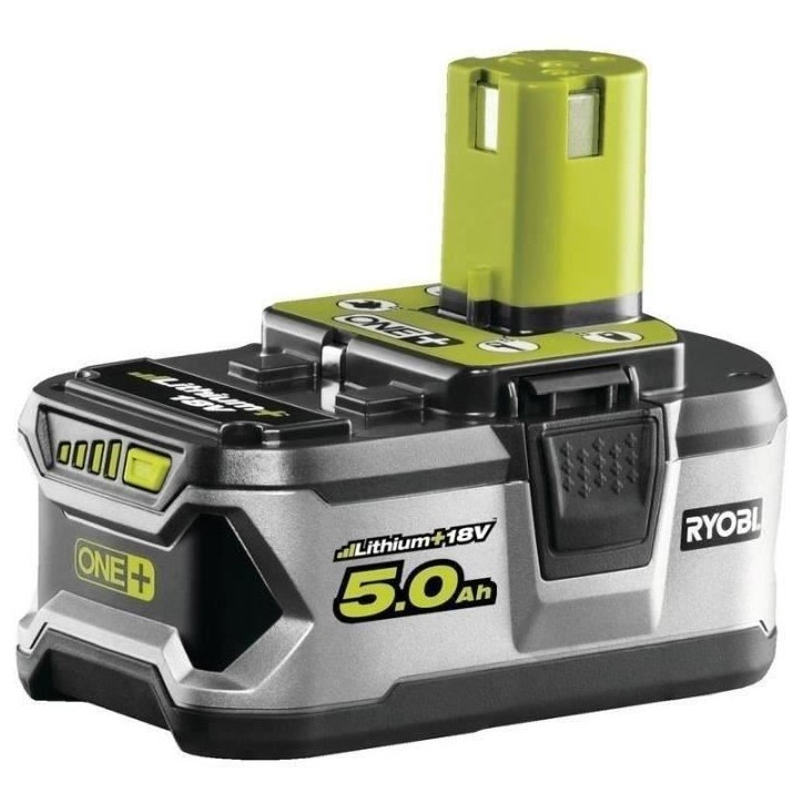 RYOBI - 1 batterie lithium+ 18V ONE+ 5,0 Ah - RB18L50 RYOBI - 1 batterie lithium+ 18V ONE+ 5,0 Ah - RB18L50