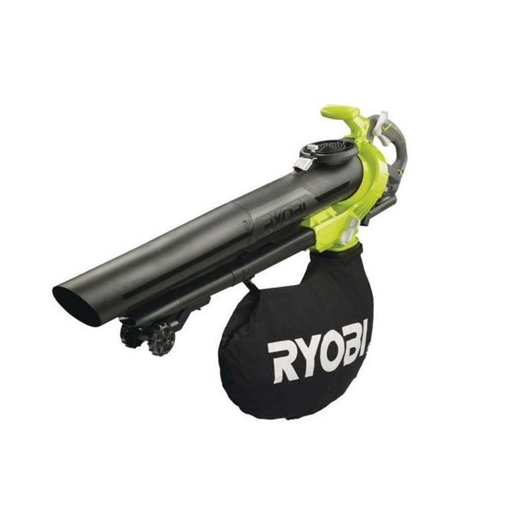 Souffleur aspiro-broyeur - RYOBI - RBV36B - 36V - 3-en-1 - Moteur Brushless - Collecteur 45 L - Vendu sans batterie ni chargeur Souffleur aspiro-broyeur - RYOBI - RBV36B - 36V - 3-en-1 - Moteur Brushless - Collecteur 45 L - Vendu sans batterie ni chargeur
