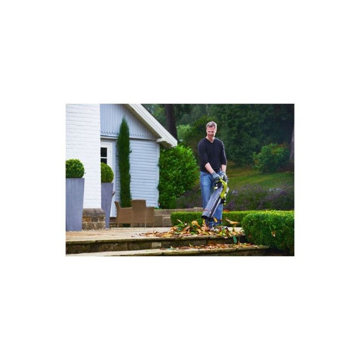 Souffleur aspiro-broyeur - RYOBI - RBV36B - 36V - 3-en-1 - Moteur Brushless - Collecteur 45 L - Vendu sans batterie ni chargeur Souffleur aspiro-broyeur - RYOBI - RBV36B - 36V - 3-en-1 - Moteur Brushless - Collecteur 45 L - Vendu sans batterie ni chargeur